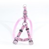 HAM PENTRU CAINI NYLON MOL CU MODEL PINK CLICK 10MM 22-40CM L2602.10040A