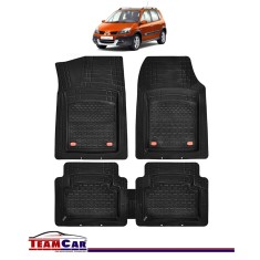 Covorașe Auto TeamCar&reg; Tip Tăviță Compatibile Renault Scenic II (2003&ndash;2009) - Monovolum