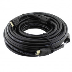 Cablu HDMI tata-HDMI tata, 15m, negru, Goobay, 31912, T199878