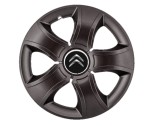 Cumpara ieftin Set 4 capace roti Bis Negru R16 pentru gama auto Citroen, Autohelix MSA