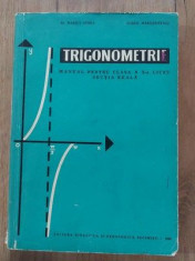 Trigonometrie Manual pentru clasa a 10 a liceu Sectia reala Marius Stoka foto