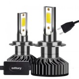 Cumpara ieftin SET 2 LEDURI CANBUS , 100W, 12000LM 12V-24v ALB 6000K COMPATIBIL h7