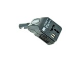 Invertor Auto 120W, 12V la 220V, Priza &amp; 2x USB 2.4A, ALM - Alimentare Auto Universala