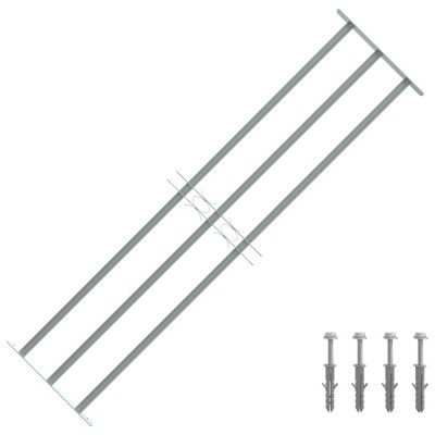 Grilaj de siguranță pentru ferestre cu 3 bare transversale 1000-1500mm 141384 foto