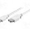 Cablu USB A mufa, USB A soclu, USB 2.0, lungime 3m, alb, Goobay - 96199