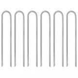 Cumpara ieftin Tarusi de cort, 6 buc., 30 cm, &Oslash;8,5 mm, otel galvanizat