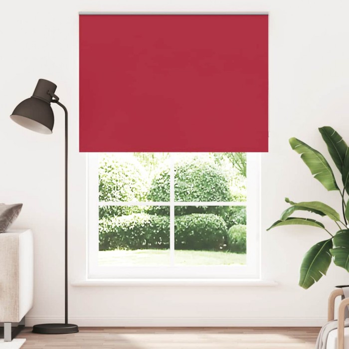 Jaluzea cu role opace Roșu 145x230 cm Lățime material 141,6 cm