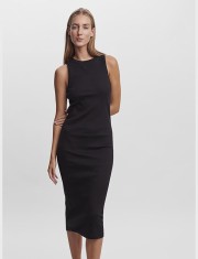 Rochie midi VERO MODA Vmlavender SL Calf Dress Vma Noos, neagra, M - OUTLET