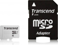 Card Transcend USD300S 128GB Clasa 10 UHS-I U3 + Adaptor SD foto