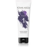 Tomas Arsov Sapphire Blonde Shampoo șampon pentru neutralizarea tonurilor de galben pentru păr &icirc;n nuanțe reci de blond, decolorat sau șuvițat 250 ml
