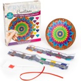 Cumpara ieftin Crystal Creations Wooden Circle Art: Mandala