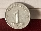 1 pfennig 1949 E DDR RDG, stare foarte buna [poze]