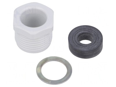 Conector Semipresetupă PG11 Poliamidă Gri foto