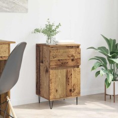 vidaXL Bufet cu sertar Lemn vechi 35 x 40 x 70 cm Lemn compozit