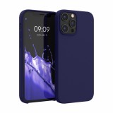 Husa pentru Apple iPhone 12 Pro Max, Silicon, Albastru, 52644.182, Carcasa, Kwmobile