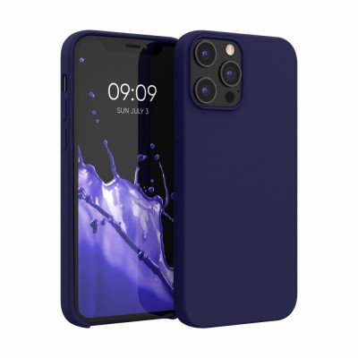 Husa pentru Apple iPhone 12 Pro Max, Silicon, Albastru, 52644.182 foto