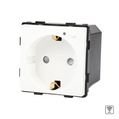 Modul Priza Inteligenta Wi-Fi cu Monitorizare Consum, Fara Rama Din Sticla LUXION SmartElectro IntelligentHouse foto