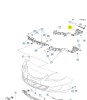 Suport bara protectie, spoiler Opel Astra J, 2012-, montare fata, dreapta, mare, RapidAuto