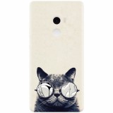 Husa silicon pentru Xiaomi Mi Mix 2, Cool Cat Glasses