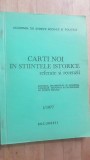 Carti noi in stiintele istorice 1-1977