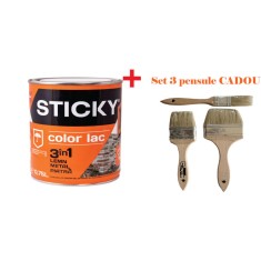 Lac 3 in 1 lemn metal si piatra interior/exterior 0.75 l