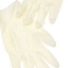 Profissimo Mănuși de unică folosință albe, mici, 60 buc