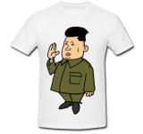 Cumpara ieftin Tricou &quot; Kim Jong-un militar &quot;