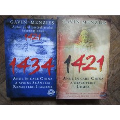 1421 ANUL IN CARE CHINA A DESCOPERIT LUMEA/1434 ANUL IN CARE CHINA A APRINS SCANTEIA RENASTERII ITALIENE-GAVIN MENZIES (2 VOL)