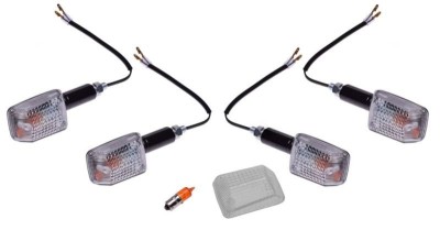 Set 4 mini semnalizari negre + sticla si bec de rezerva Cod Produs: MX_NEW AM1345 foto