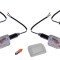Set 4 mini semnalizari negre + sticla si bec de rezerva Cod Produs: MX_NEW AM1345