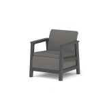 Scandi linea duo kerti fotel grafit-hűv&ouml;ssz&uuml;rke