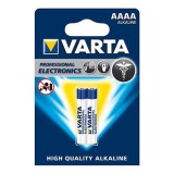 Set 2 baterii alkaline, AAAA (LR61), Varta, L100398