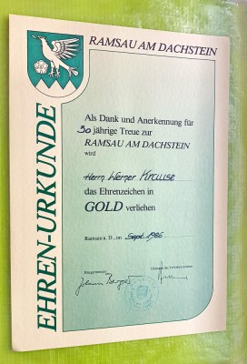 G187-I-CERTIFICAT DE ONOARE 1986. Cu multumiri si recunostiinta foto