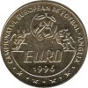 Romania 10 Lei 1996 (comemorativa: Campionatul European de Fotbal 1996) KM-134 UNC !!!