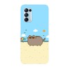 Husa compatibila cu Oppo A54s, Viceversa, model Be cool with Pusheen, Silicon, TPU, Transparent, Carcasa