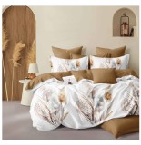 Cumpara ieftin Lenjerie pat dublu,bumbac finet,6 piese,cearceaf normal 220x240cm, cearceaf pilota 200x220cm, 2 fete de perna 50x70, 2 fete de perna 70x70-A1081