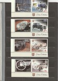ROMANIA 2017 LP 2157 b MASINI DE COLECTIE SERIE CU VINIETA + TABS MNH NESTAMPILATA