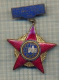 Y 801 INSIGNA -FRUNTAS IN INTRECEREA SOCIALISTA -1966 -PENTRU COLECTIONARI