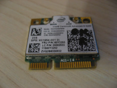 Placa wireless laptop Lenovo T520, Intel Advanced-N 6205, 60Y3253, 631954-001 foto