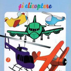 Avioane si elicoptere - Bloc de colorat