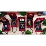 Martisor Brosa Cutie Catifea 5 Bucati