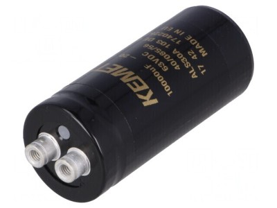 Condensator electrolitic 10mF 63VDC &amp;Oslash;36x82mm foto