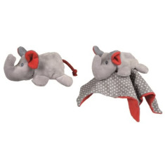 Jucarie din material textil pentru bebe elefant pop-up Egmont