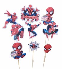 Set 9 toppere Spiderman pentru tort 5&ndash;10 cm