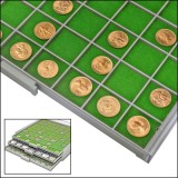 Pasla verde de 93 x 93mm mm pentru sertarele BEBA-Maxi 6103 sau 6603