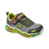Pantofi sport SKECHERS gri, PLAY SCEN, din material textil