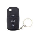 Breloc 2 in 1 cu LED, functie de electrosoc, negru, 6 x 3.5 x 1.5 cm, Lean 27213