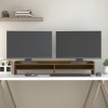 VidaXL Suport pentru monitor, maro miere, 100x24x16 cm, lemn masiv pin