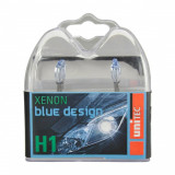 Set 2 Becuri Xenon Blue Design H1 12V 55W Unitec 77775