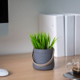 Ghiveci decorativ cos plastic 18 cm, 3 modele, pentru plante si depozitare, decor interior